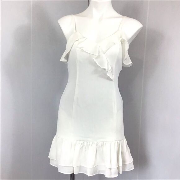 Parker White Zenna Sweetheart Neck Slip Mini Dress 
New With Tags 
Size 4 - Picture 2 of 10